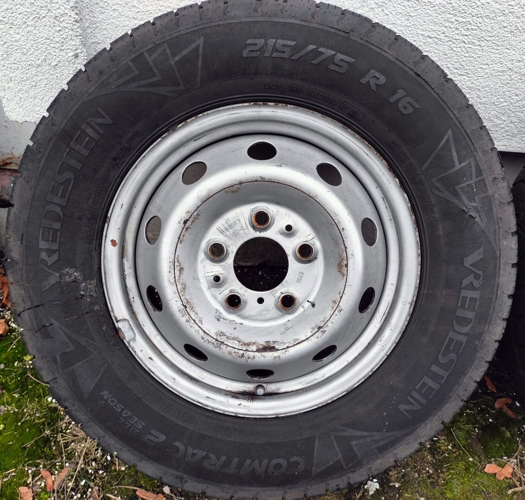 Felgi i opony caloroczne Boxer Ducato Jumper Movano 6x16 ET60 5x130