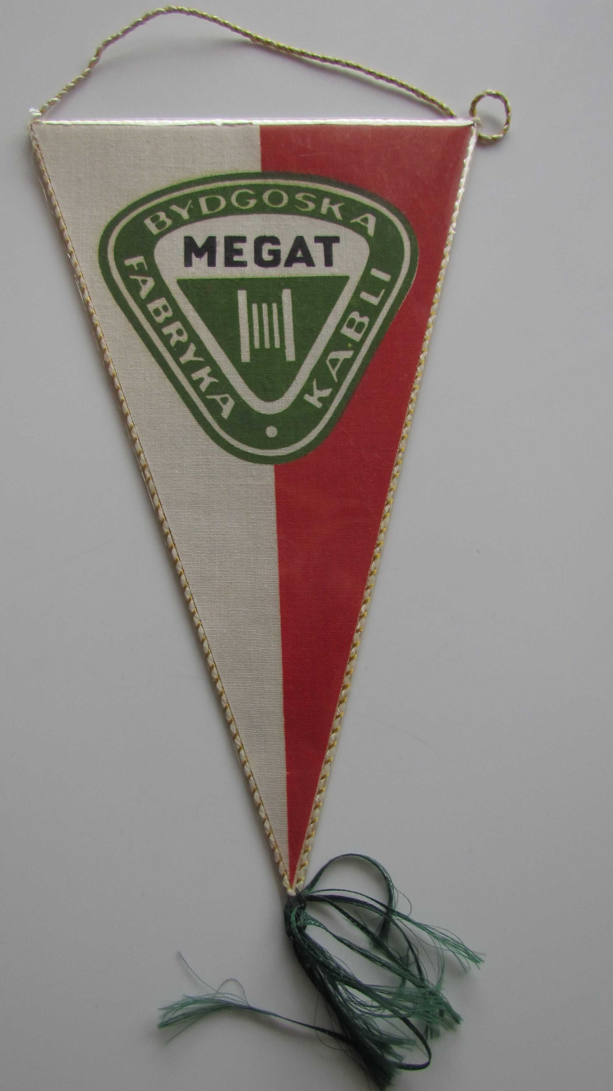 Proporczyk Megat Bydgoska Fabryka Kabli Bydgoszcz Herb