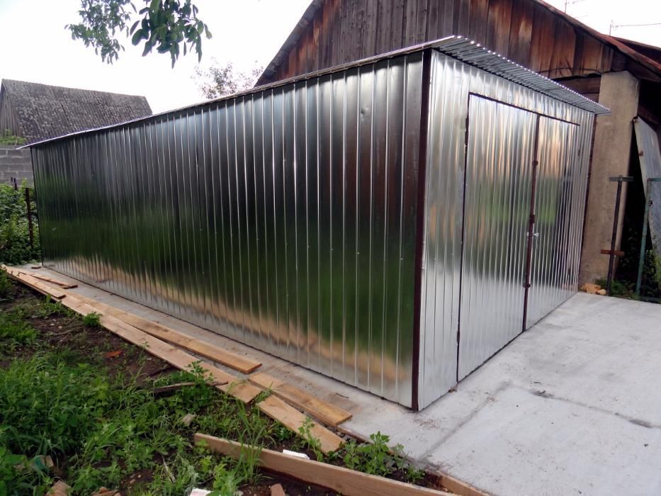 Garaż Blaszany 3x5 Blaszak Garaże Blaszane Blaszaki Budowa PRODUCENT