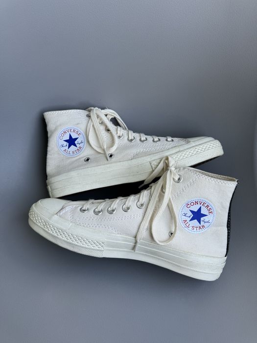 Кеды Converse Play Comme Des Garcons женские высокие (оригинал)