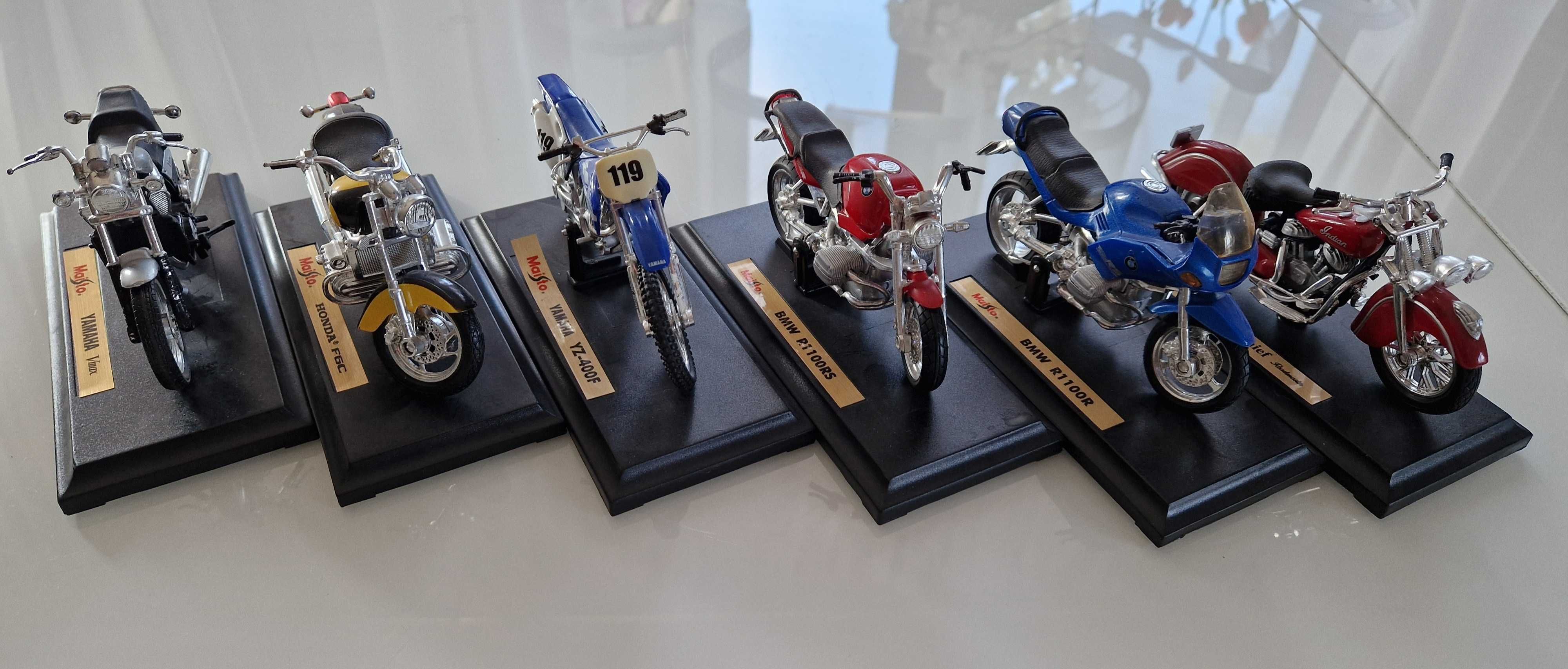 Zestaw kolekcjonerski motorów miniaturek Maisto Vmax