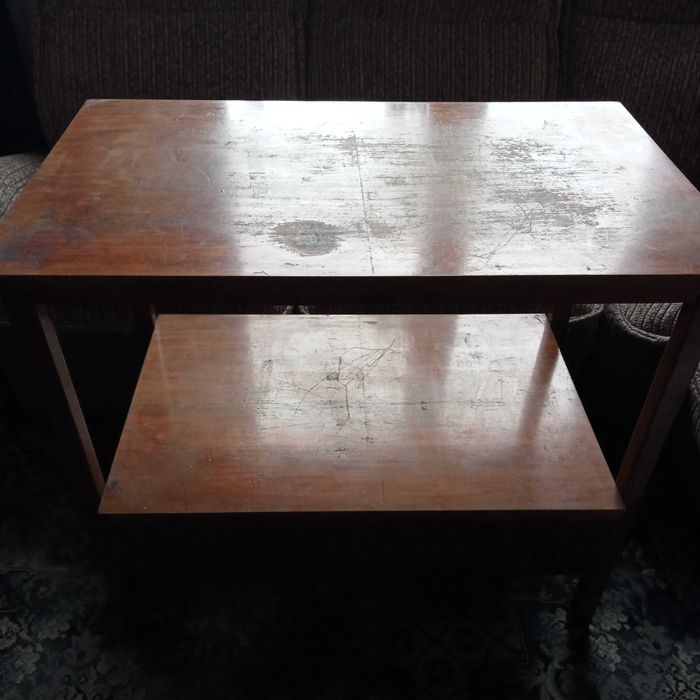 drewniana szafka RTV