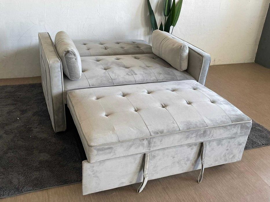 Sofa cama cinza Envio gratis paga na ato entrega