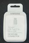 Przejściówka Samsung z USB typu C na micro USB biała