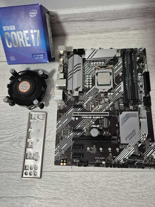s1200 сет Intel Core i7-10700F 4.8GHz 8ядер+ASUS Prime Z490. Trade-IN