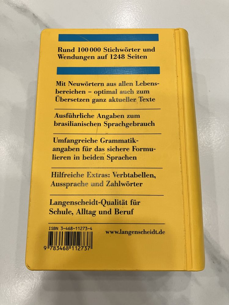 Dicionario Langenscheidt Portugues-Alemão