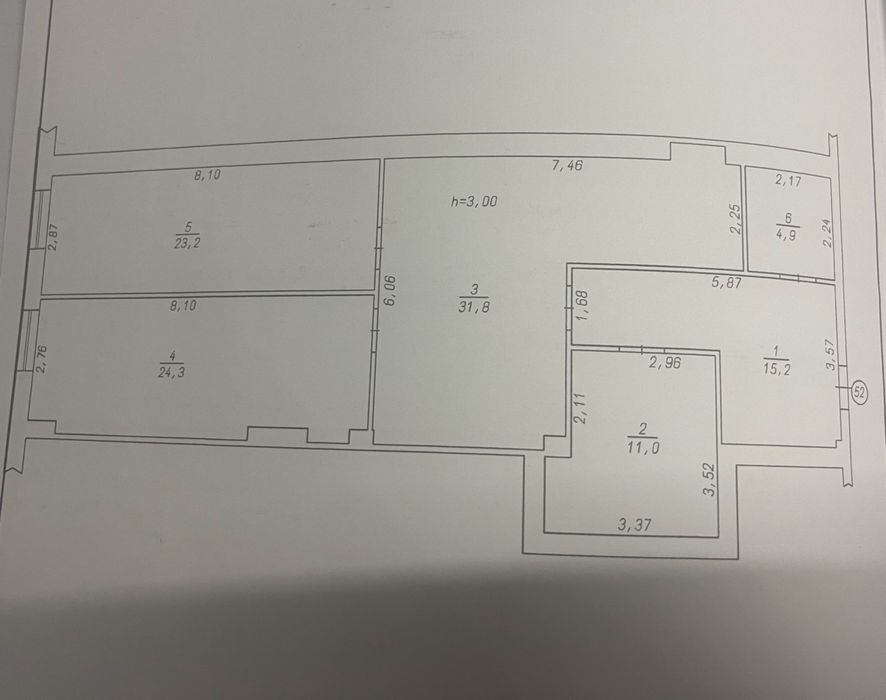 Квартира в центрі міста Поділська 58  вільне планування