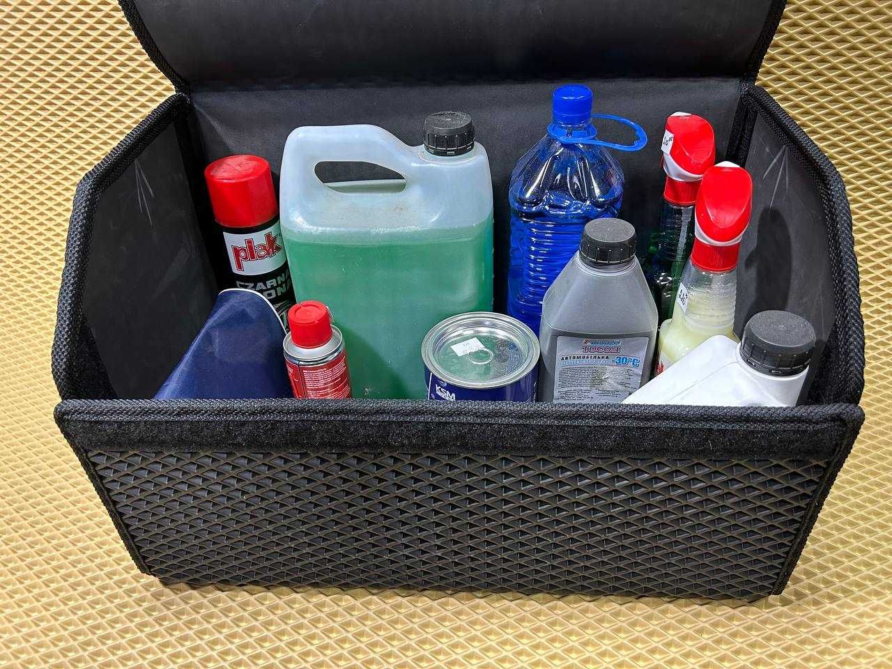 Органайзер в багажник авто EVA Синий / Чорный кант
