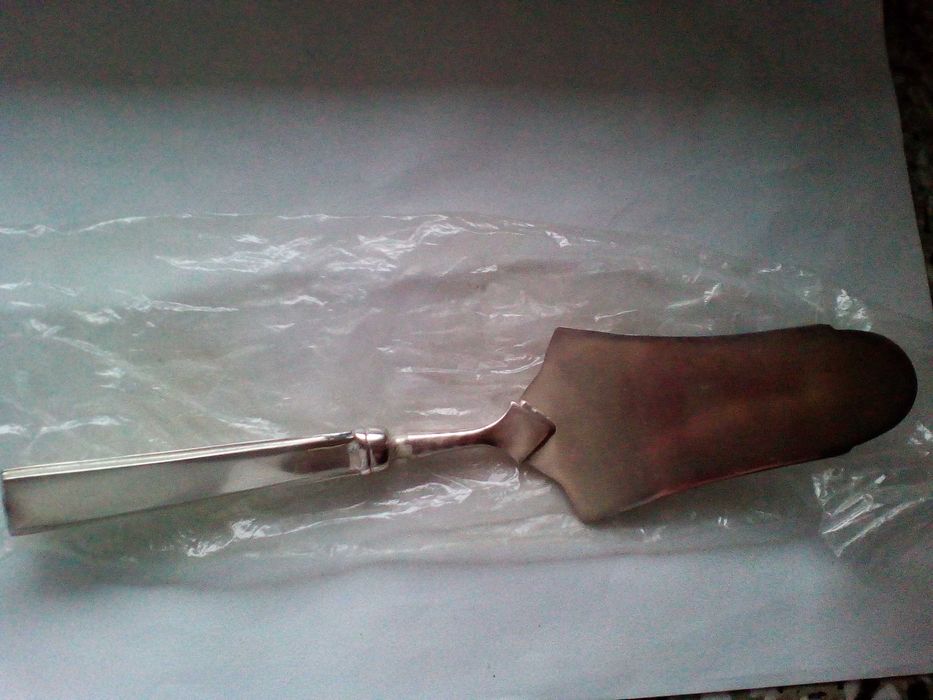 nowa łopatka do ciasta posrebrzana