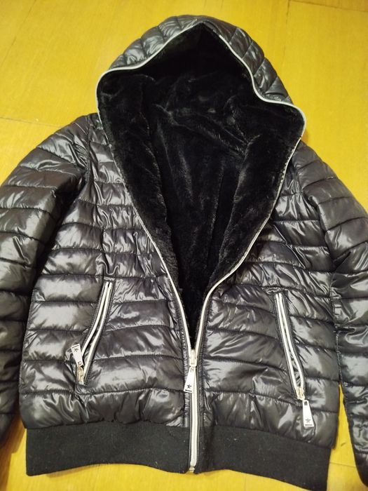 Blusão acolchoado reversível