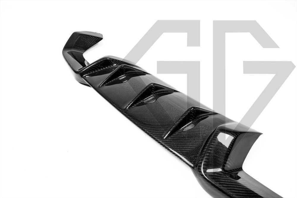 диффузор bmw накладка заднего бампера M Performance BMW M2 F87  карбон