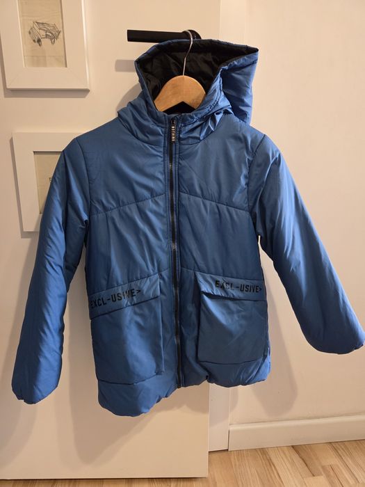 Kurtka zimowa z kapturem dla chłopca Coccodrillo.