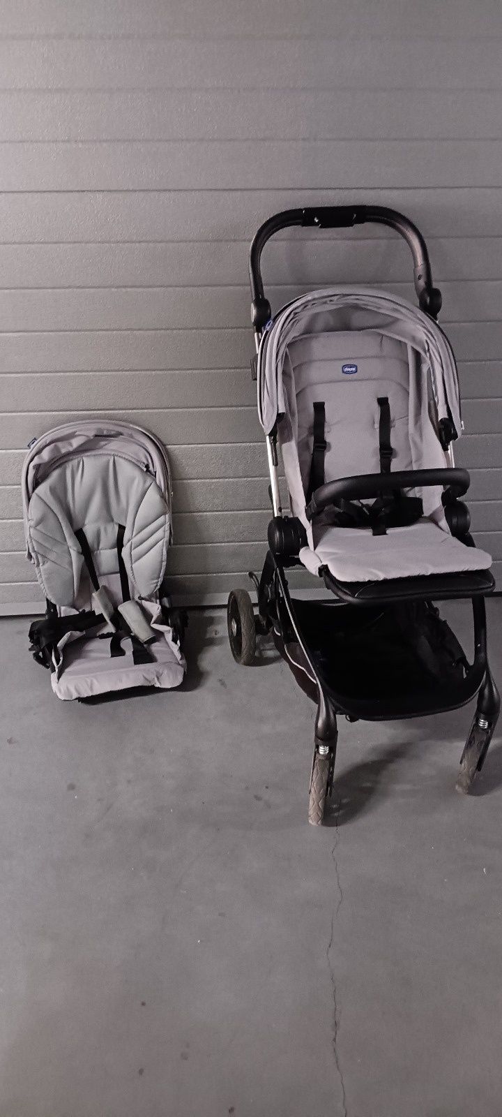Carrinho de bebe chicco com encaixe babycoque
