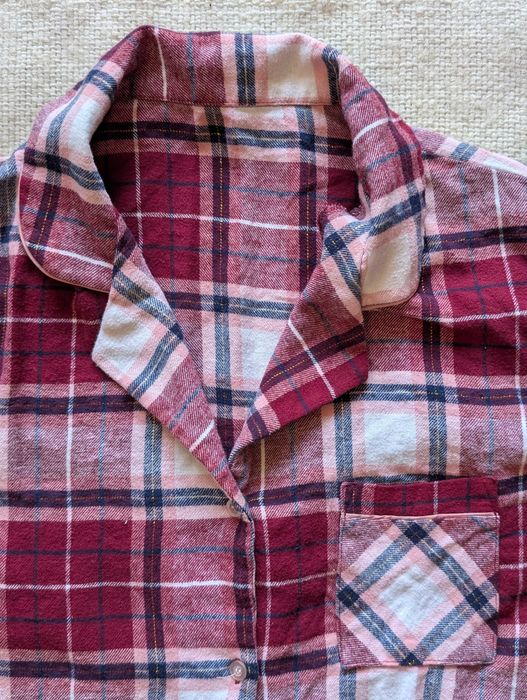 Piżama bawełniana, flanelowa damska