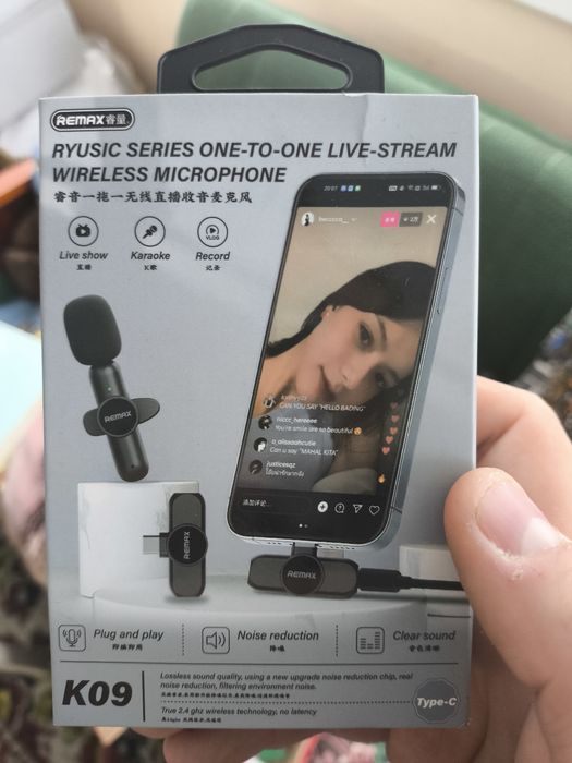 Мікрофон безпровідний Remax K09