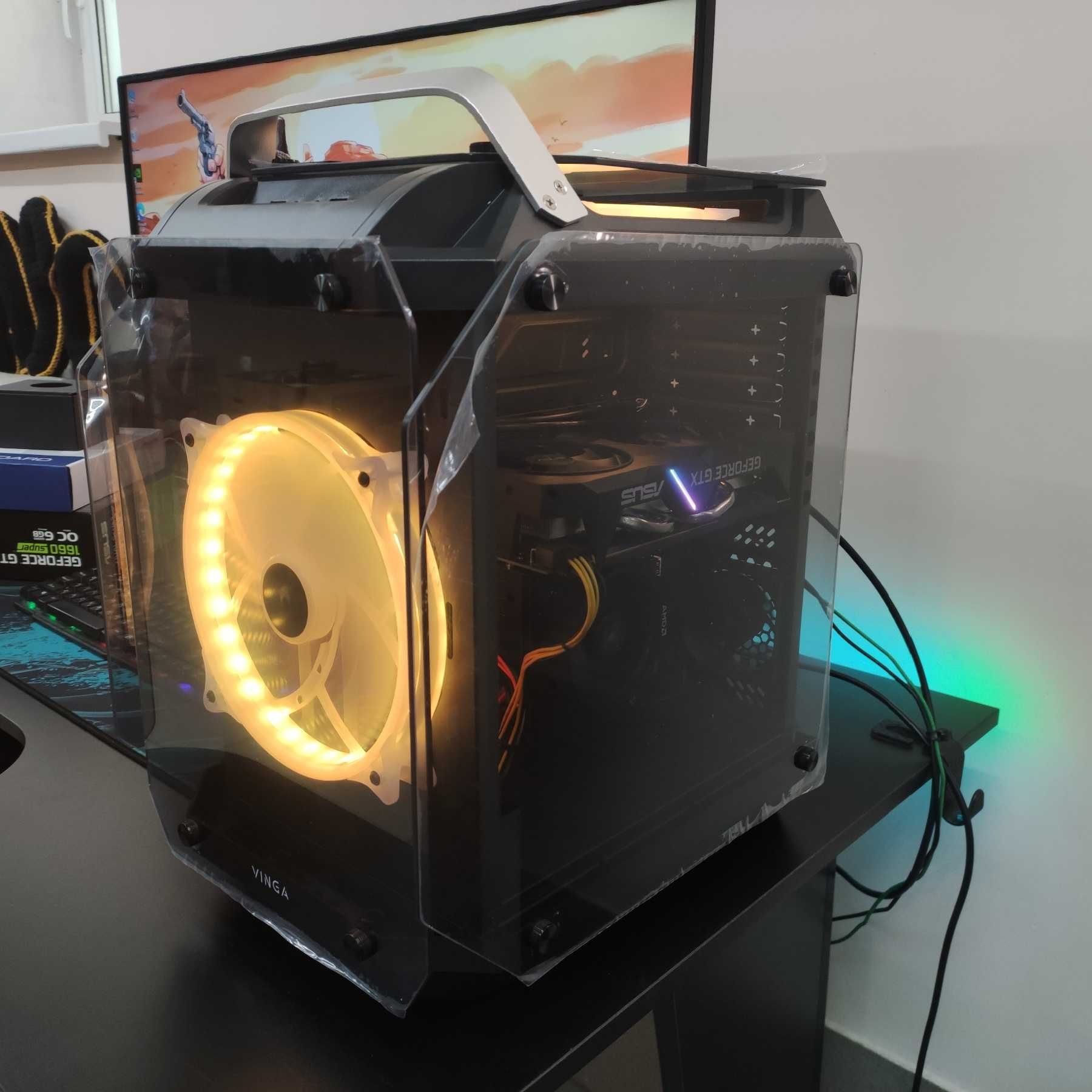 Компютер Новый Ryzen 5 5500, 16GB DDR4, GTX 1660 Super 6GB, SSD 512GB