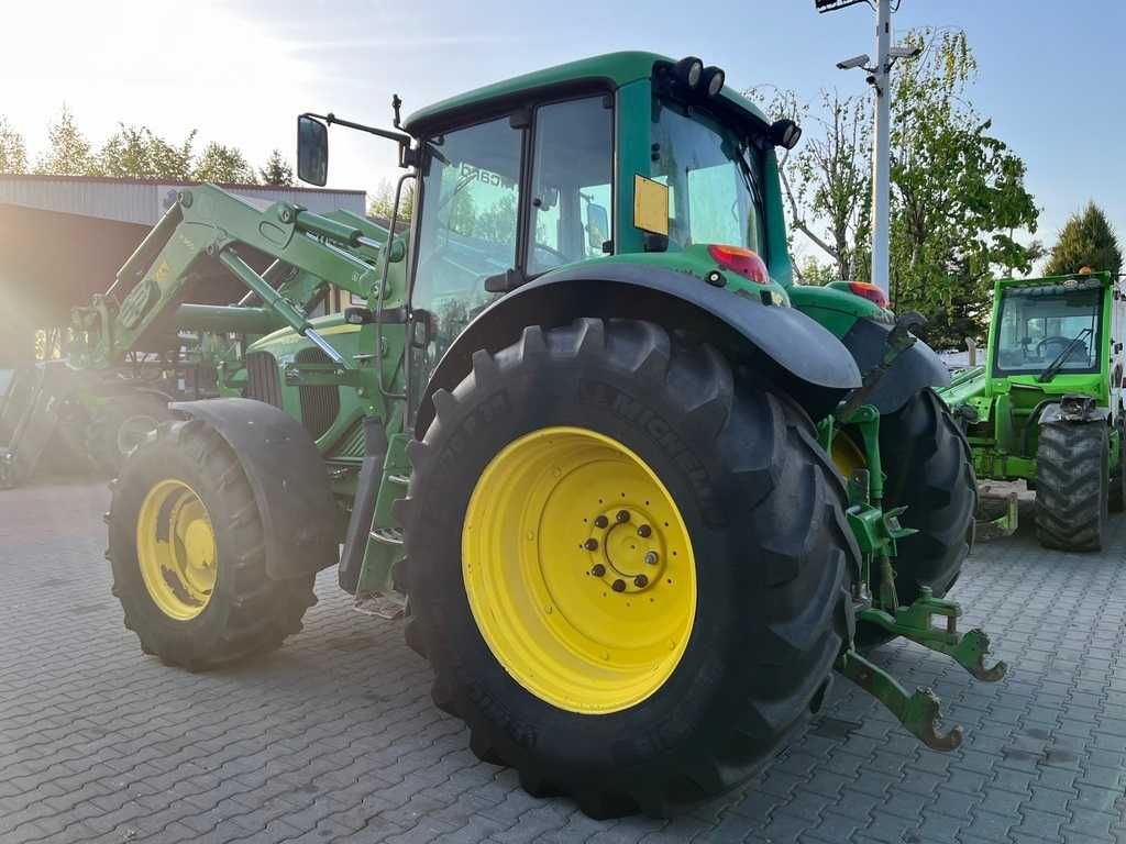 JOHN DEERE 6820 TLS + JOHN DEERE H360 / Kabina amortyzowana / TUZ /