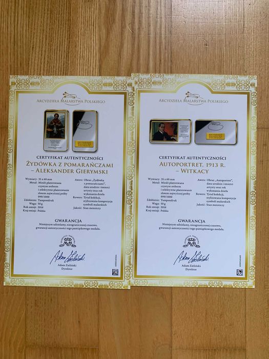 Kolekcja miniatur "Arcydzieła Malarstwa Polskiego"