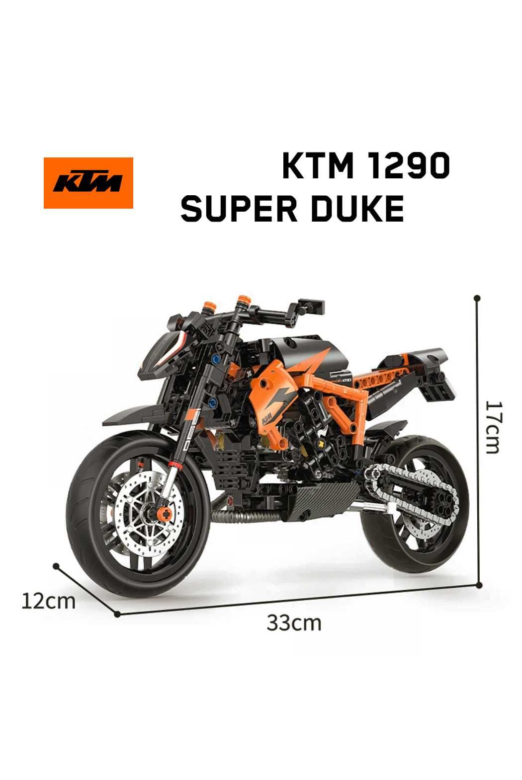 Mota KTM 1290 Super Duke tipo lego - Entrega gratuita