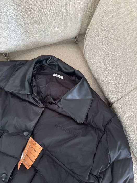 Куртка пухова в стилі Miu Miu