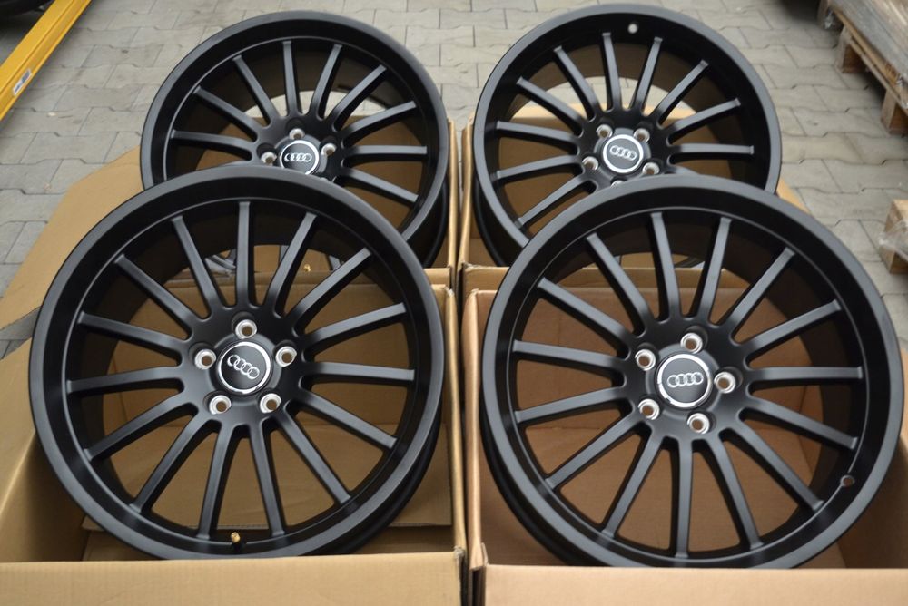 Felgi 19 5X112 Oryginał Audi A4 8W0 8K0 Czarne Mat Rant Nowe
