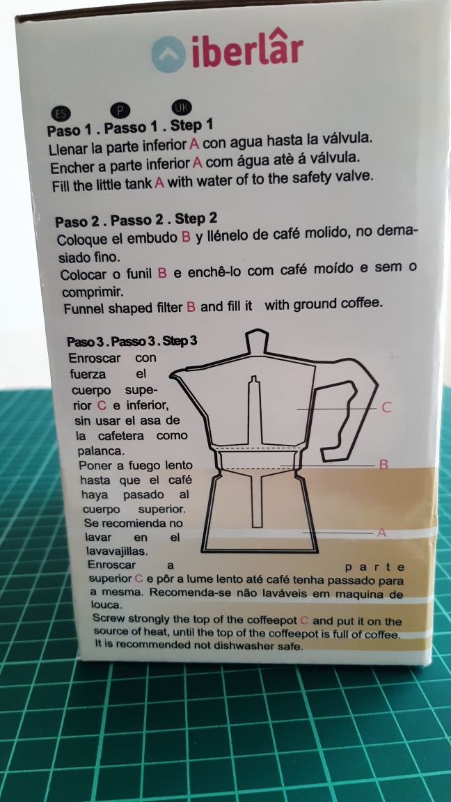 Cafeteira Café Expresso 3 Chávenas Iberlâr
