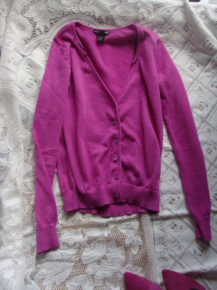 nowy sweter fuksja