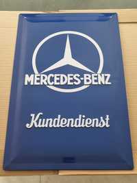 Placa de Esmalte Mercedes