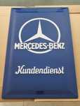 Placa de Esmalte Mercedes