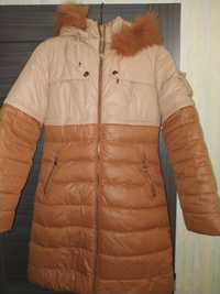 Зимнее пальто на подростка (10-12 лет)