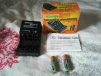 Ładowarka akumulatorów AA AAA MW8168GS +akumulatory 2650mAh