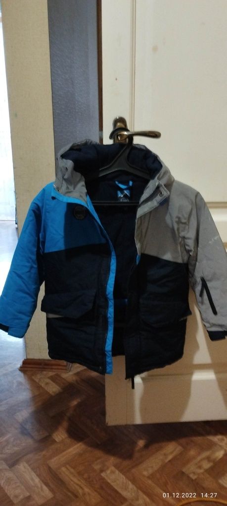 Зимняя куртка Cool Club на мальчика 6-7 лет,с эффект.светоотражения