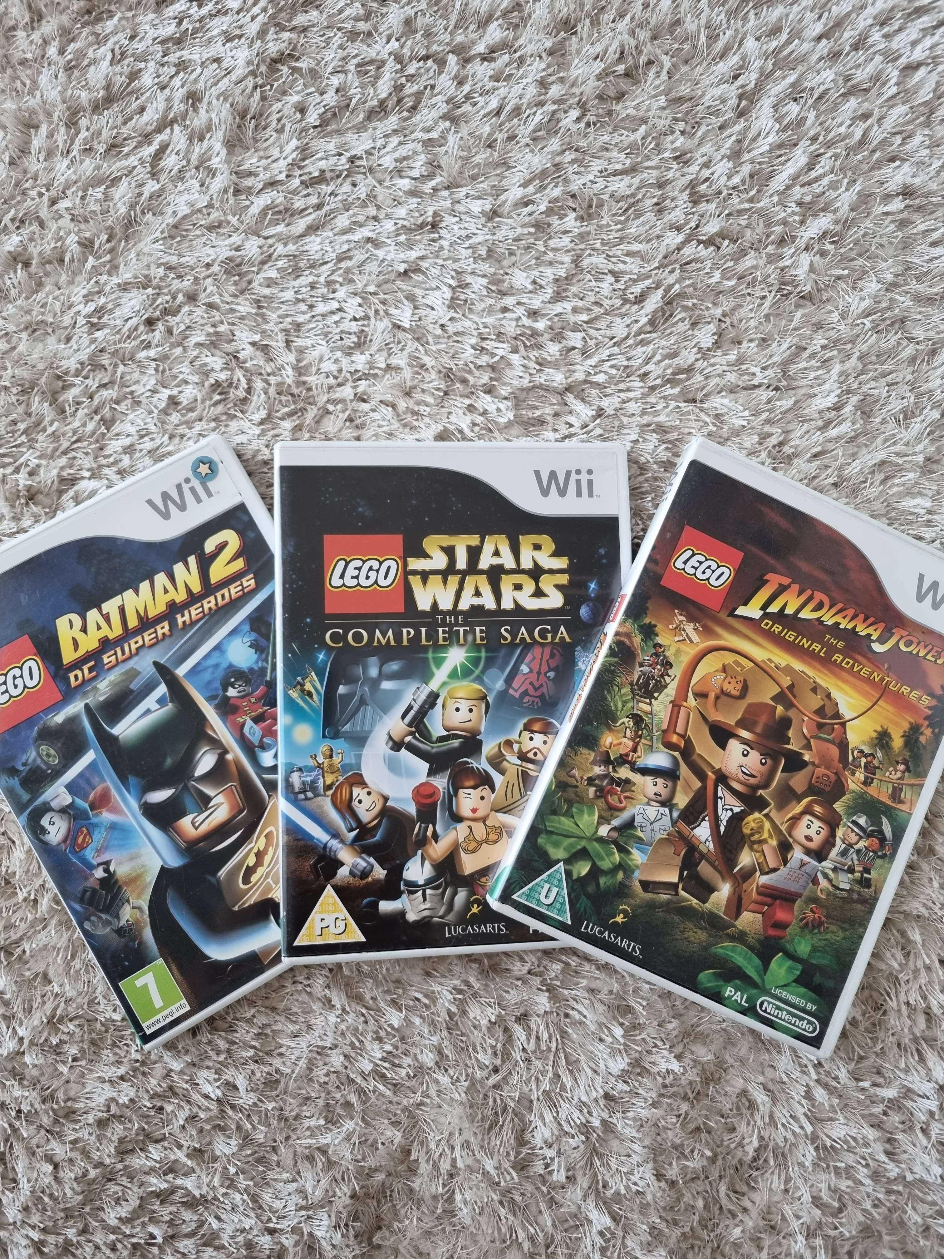 Jogos Lego - Nintendo Wii (Batman 2, Star Wars, Indiana Jones)