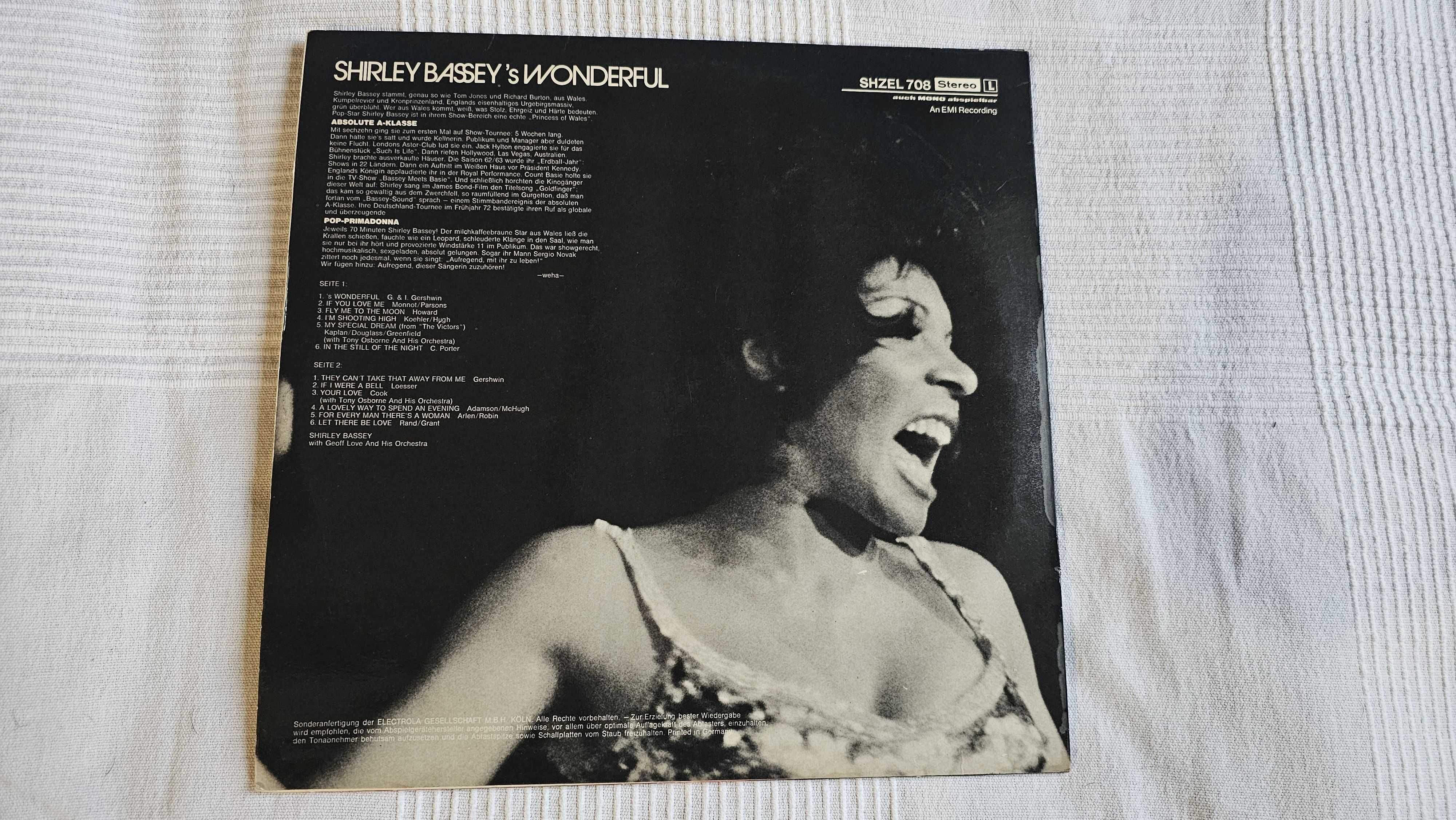 LP winyl Shirley Bassey's Wonderful