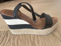 Buty Solar  na koturnie ze snurka rozm.38
