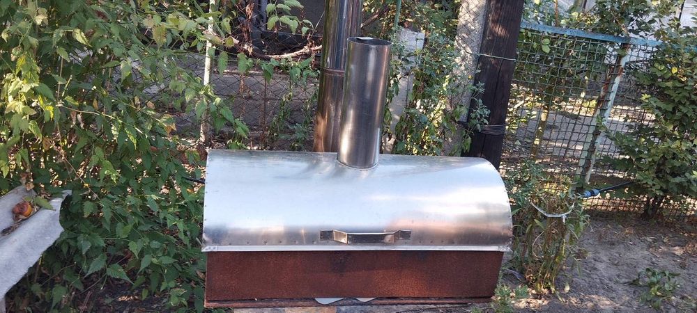 Мангал з кришкою для барбекю+шампури