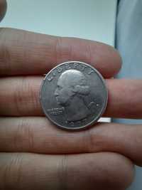 Монета UNITED STATES OF AMERICA quarter dollar 1977