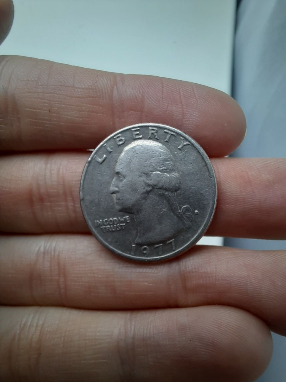 Монета UNITED STATES OF AMERICA quarter dollar 1977