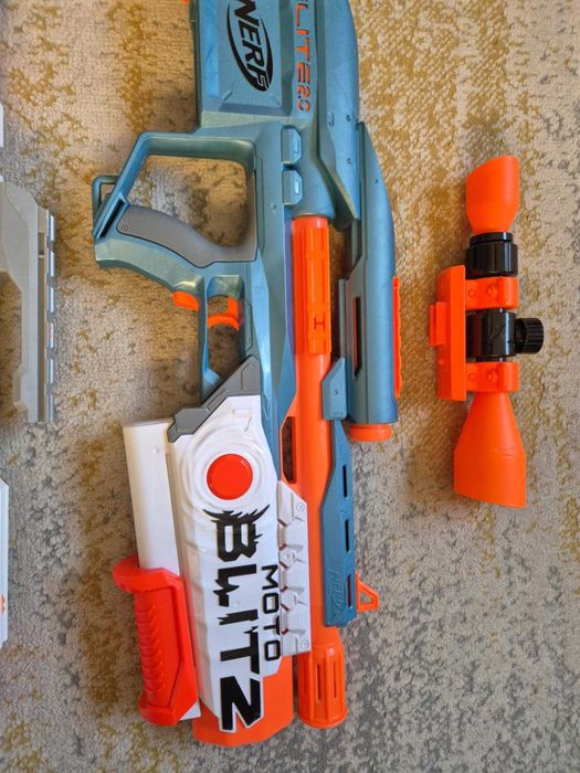 NERF zestaw ze strzałkami, w pełni sprawny.