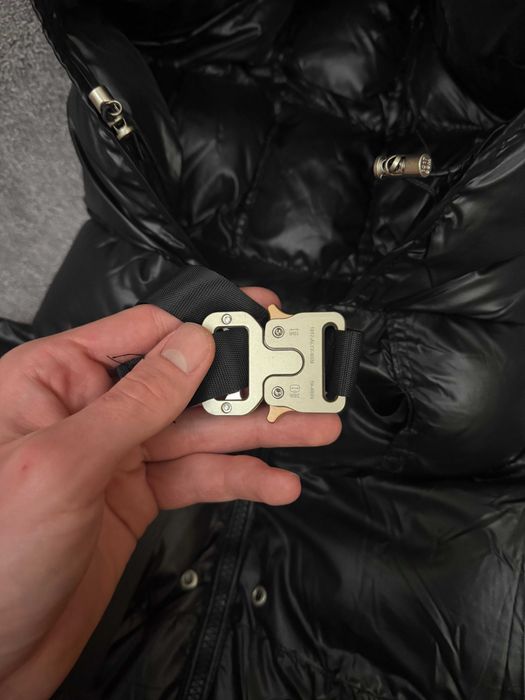 Пуховик Moncler Puffer Jacket Black x 1017 ALYX 9SM Shell Hooded