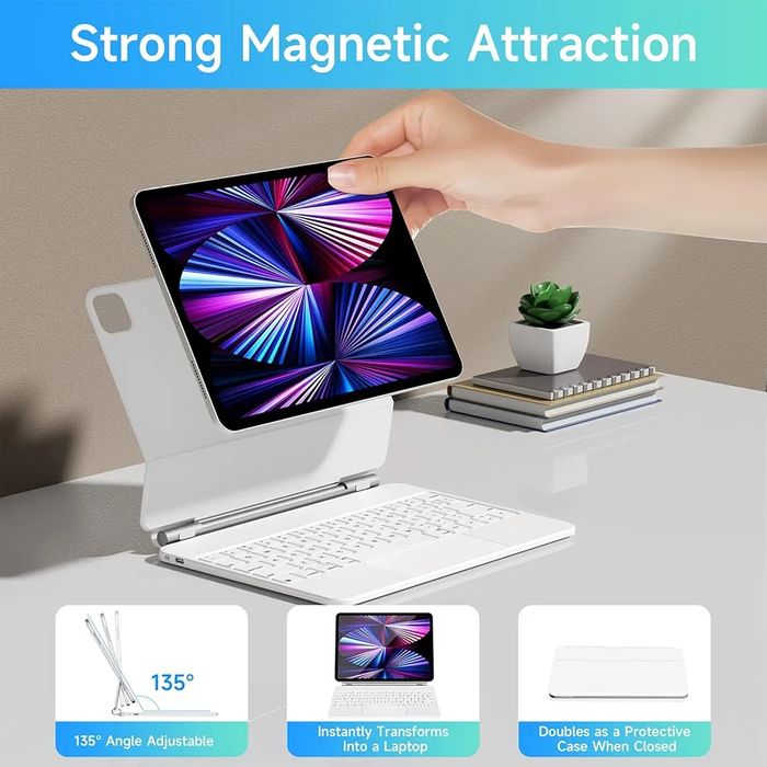 Чохол-клавіатура магнітна для iPad 12.9 і 13.