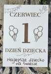 Tabliczka dzień dziecka