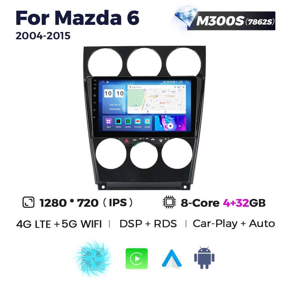 Штатна магнітола Mazda 6 Мазда GPS навігація android