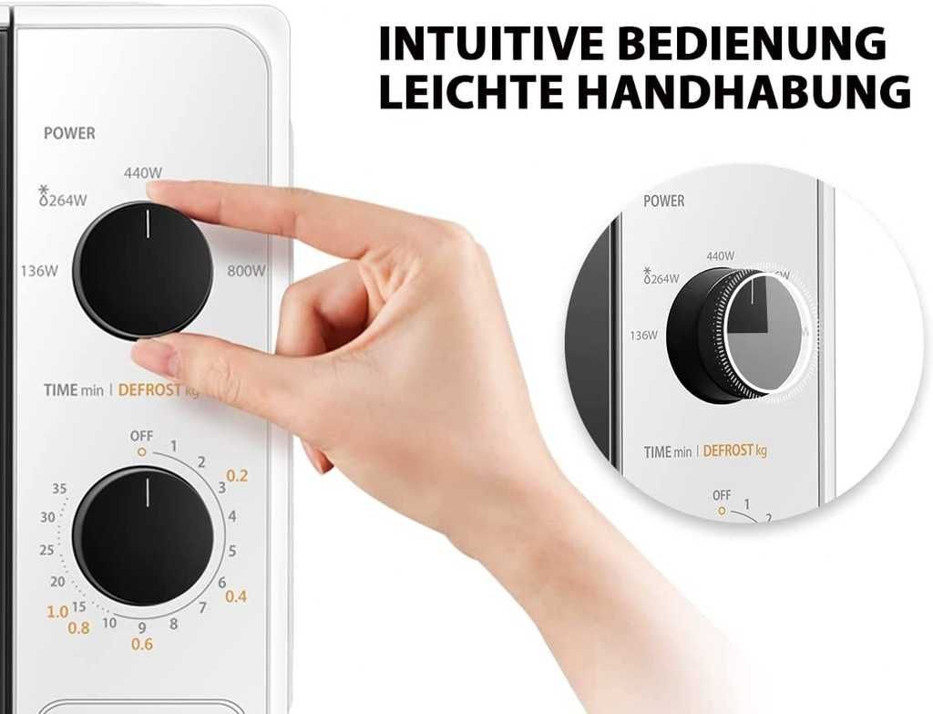 Kuchenka mikrofalowa wolnostojąca Toshiba MM2-MM20PF (WH) 800W
