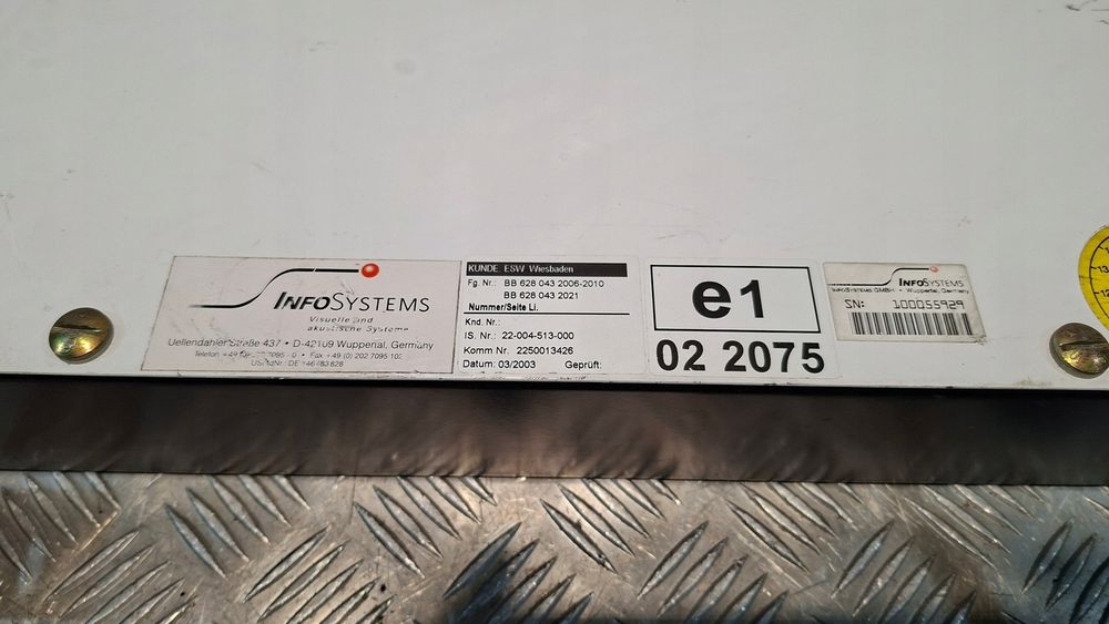 Wyświetlacz Tablica Informacyjna Autobus