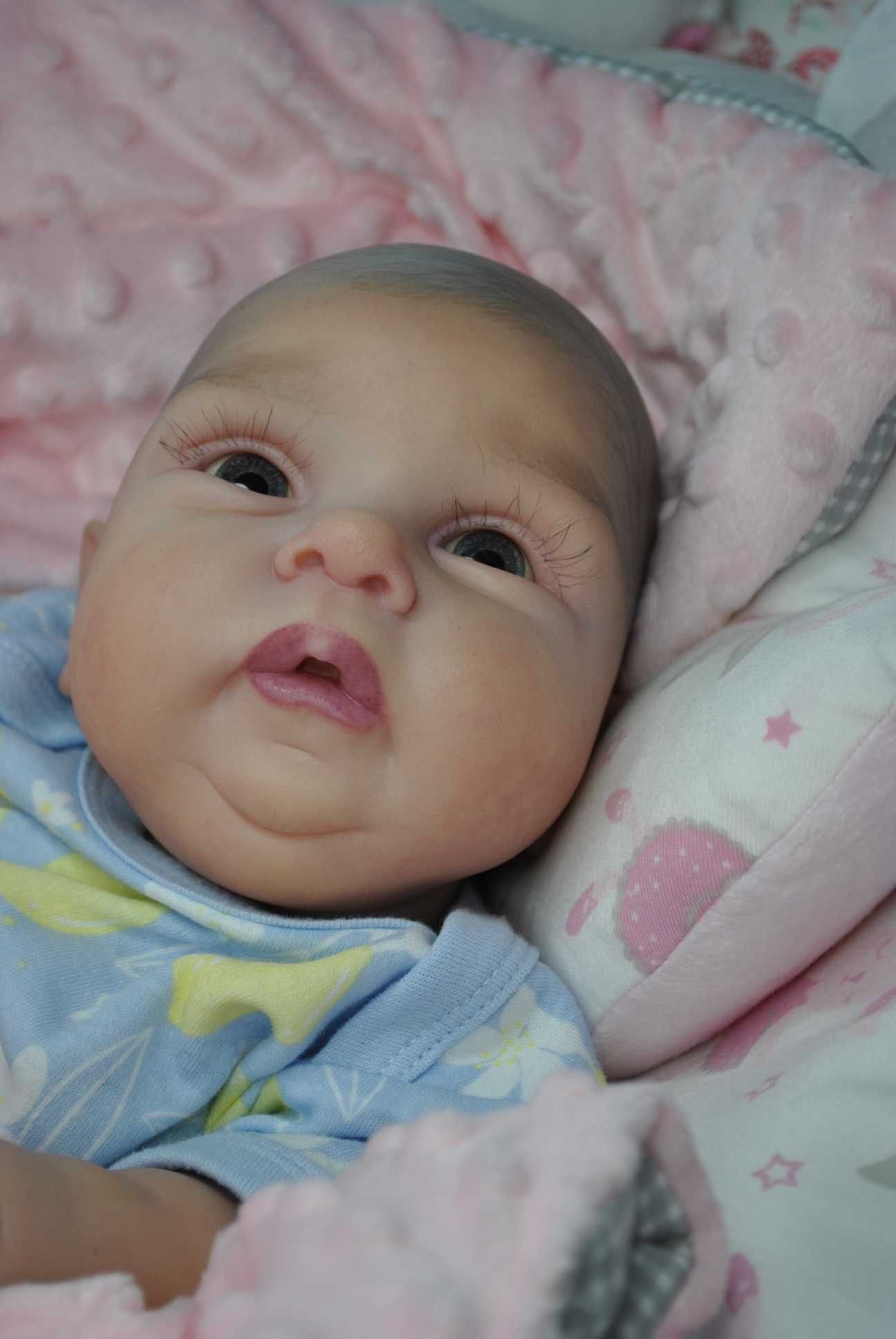 lalka reborn genesis realistyczna niemowlę smoczek baby