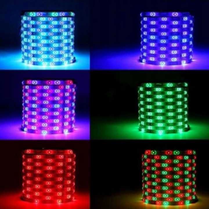 Taśma LED RGB 10m Wodoodporna 5050 Listwa 230v 12v Kolorowa NA PILOTA