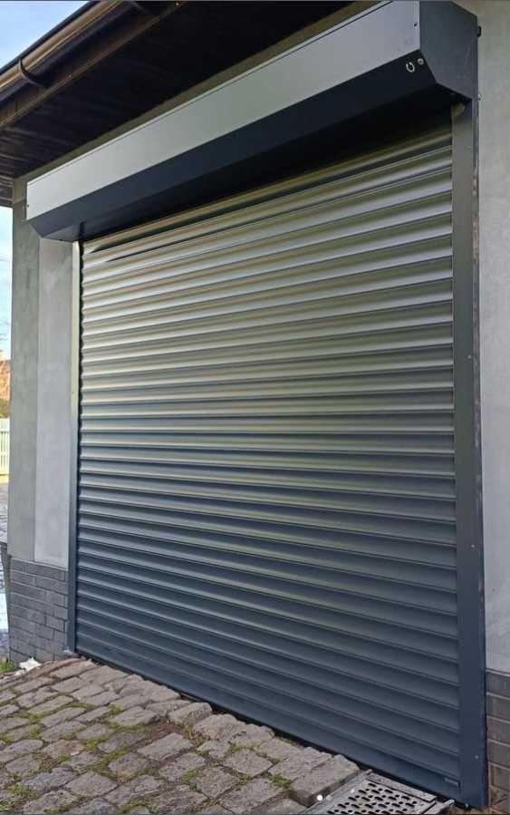 Drzwi zewnętrzne brama rolowana 2000x2250 - Aluprof PA55