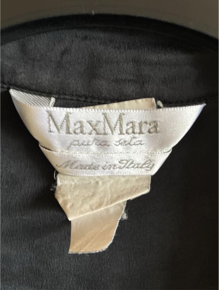 Рубашка фиолетовая шёлк Max Mara шёлк Akris кашемир