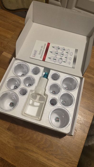 Zestaw do stawiania baniek , bańki chinskie próżniowe, bezogniowe.